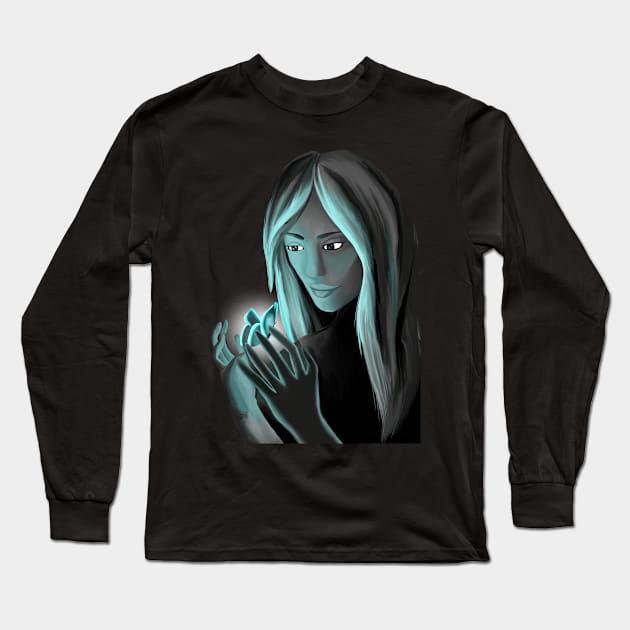 Light butterfly surreal artwork Long Sleeve T-Shirt by msro1